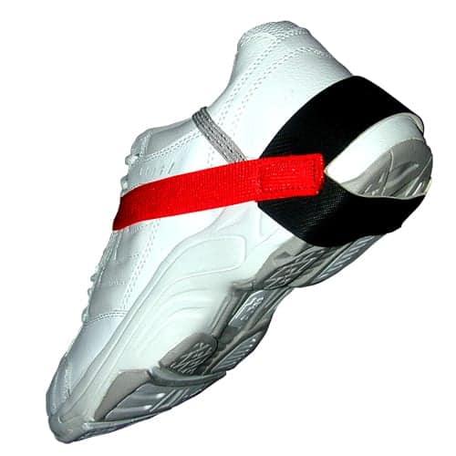 Transforming Technologies HG1360R Heel Grounder with Stretch Hook & Loop Strap, Red, 1 Meg 1.25"