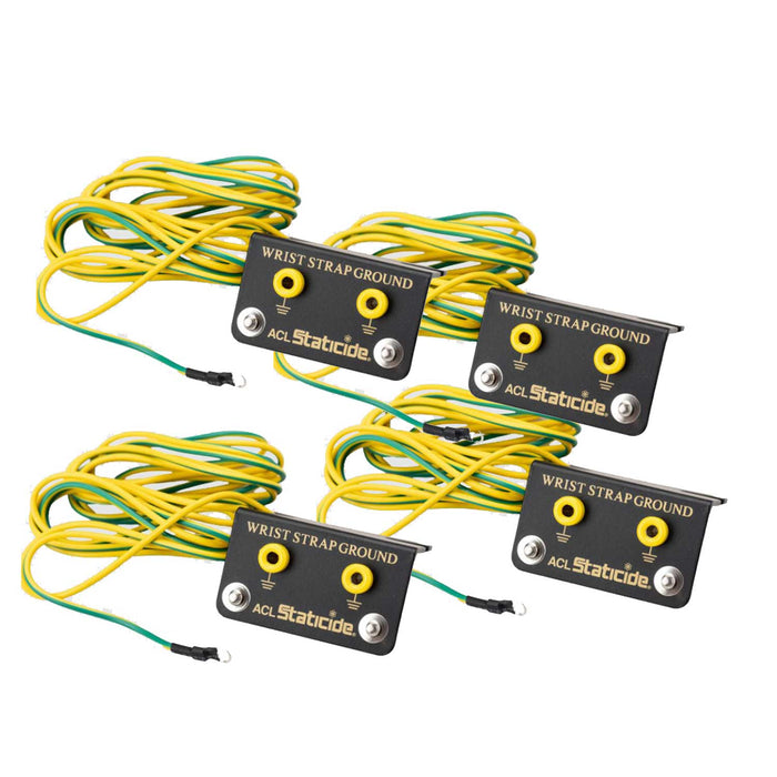 ACL Staticide 8092 Cable de tierra para montaje en banco con cable de 10'