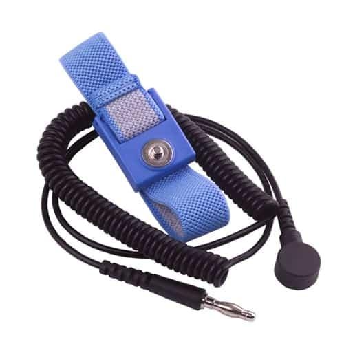 Transforming Technologies Woven Wrist Band, Blue, 4mm Machined Post